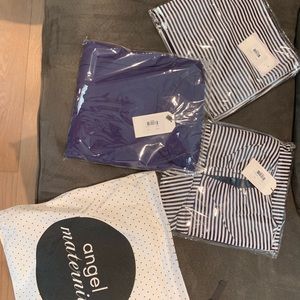 Maternity Nightgown, Robe & Matching baby Swaddle